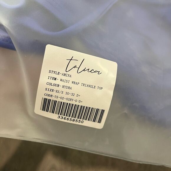 NWT Toluca Amina Bikini Top Waist Wrap Triangle Hydra Size XS/S - Picture 6 of 6